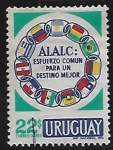 Stamps : America : Uruguay :  Asociación Latinoamericana de Libre Comercio 