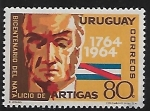 Sellos del Mundo : America : Uruguay : Bicentenario del nacimiento del Gral. José Gervasio Artigas