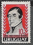 Stamps Uruguay -  Gral. Fructuoso Rivera
