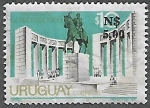 Stamps Uruguay -  Monumento al Gral. Fructuoso Rivera 
