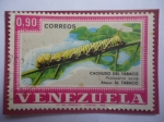 Stamps Venezuela -  Cachudo del Tabaco - Protoparce Sexta - (Ataca el Cultivo del Tabaco)