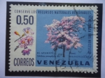 Stamps Venezuela -  El Apamate (Tabebula pentaphylla)- Serie: Conserv los Recursos Naturales,Venezuela los Necesita- Ár