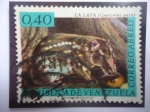 Stamps Venezuela -  La Lapa o Guartinaja (Cuniculus paca) - Fauna Venezolana.
