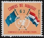 Stamps : America : Paraguay :  Homenaje a las Naciones Unidas 