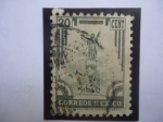 Stamps Mexico -  Monumento a la Independencia-Escultor:Jesús Fructuoso Contreras Chávez (1866-1902) - Serie: Escultur