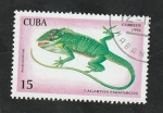 Sellos de America - Cuba -  3412 - Lagarto