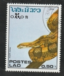 Stamps Laos -  722 - Serpiente