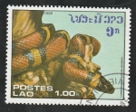Stamps Laos -  724 - Serpiente