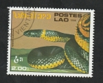 Stamps Laos -  725 - Serpiente