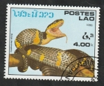 Sellos del Mundo : Asia : Laos : 726 - Serpiente