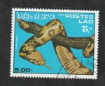 Stamps Laos -  727 - Serpiente