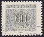 Sellos de Europa - Checoslovaquia -  cifra 60