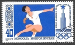 Stamps Mongolia -  1108 - XXII JJOO de Verano en Moscú