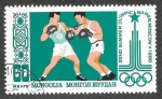 Stamps Mongolia -  1110 - XXII JJOO de Verano en Moscú