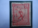 Stamps Uruguay -  Sembrador - Tercera Asamblea Nacional Constitulyente 