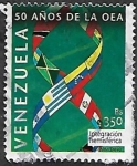 Stamps : America : Venezuela :  50 años dela O.E.A. Integración hemisférica