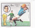 Stamps United Arab Emirates -  Jugadores de fútbol