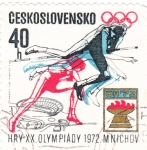 Stamps Czechoslovakia -  OLIMPIADA MUNICH'72 