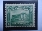 Stamps : America : El_Salvador :  Teatro Nacional de El Salvador.
