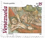 Stamps : America : Venezuela :  Shamán guahibo
