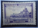 Sellos de America - Rep Dominicana -  Fortaleza Ozama - Torre del Homenaje - Monumento Colonial-UNESCO.