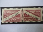 Stamps San Marino -  Colina de San Marino - Pacchi Postal - (I°y II°Respct.)  Serie: Paquete Postal