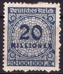 Stamps : Europe : Germany :  20 Millonen