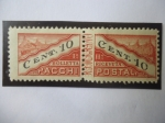 Sellos de Europa - San Marino -  Colina de San Marino - Pacchi Postal-Serie:Paquete Postal (Sellos I° y II° Respect)