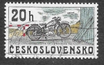 Stamps Czechoslovakia -  2018 - Motocicletas