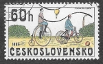 Stamps Czechoslovakia -  2257 - Bicicletas