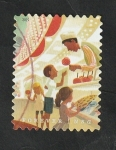 Sellos de America - Estados Unidos -  5261 - En la Feria, Comprando dulces