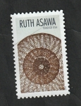 Sellos de America - Estados Unidos -  Escultura de alambre de Ruth Asawa