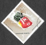 Stamps Hungary -  1874 - X JJOO de Invierno Grenoble (Francia)