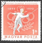 Stamps Hungary -  2038 - LXXV Aniversario del Comité Olímpico Húngaro