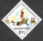 Stamps Hungary -  2728 - Copa del Mundo Hungría-Alemania (1954)