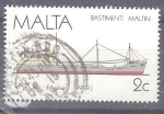 Sellos de Europa - Malta -  vapor RESERVADO
