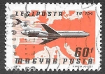 Stamps Hungary -  C377 - Avión