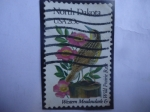 Stamps United States -  North Dakota - Alondra Occidental y Rosa salvaje de la Pradera-