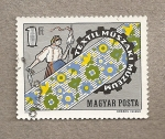 Stamps Hungary -  Apertura del museo de técnicas textiles