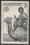 Stamps Mauritania -  Beduino y camello