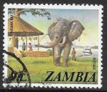 Sellos de Africa - Zambia -  fauna