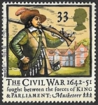 Sellos de Europa - Reino Unido -  guerra civil