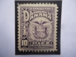 Stamps Panama -  Escudo de Armas - Sello de 10 centésimo de Balboa.