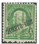 Stamps United States -  215 - Benjamín Franklin (Puerto Rico)