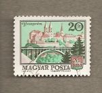 Stamps Hungary -  Ciudad Veszprem