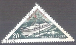 Stamps Hungary -  batea plana