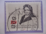 Sellos de Europa - Alemania -  Friedrich Wilhelm Bessel (1784.1846) Matemático y Astrónomo Aleman.