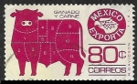 Stamps Mexico -  Mexico Exporta - Ganado y cafe