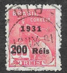 Stamps : America : Brazil :  356 - Mercurio