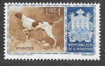 Stamps : Europe : San_Marino :  375 - Perro